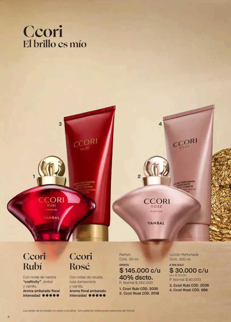 Recorte del catálogo Yanbal C9: Perfumes y colonias - pág. 6