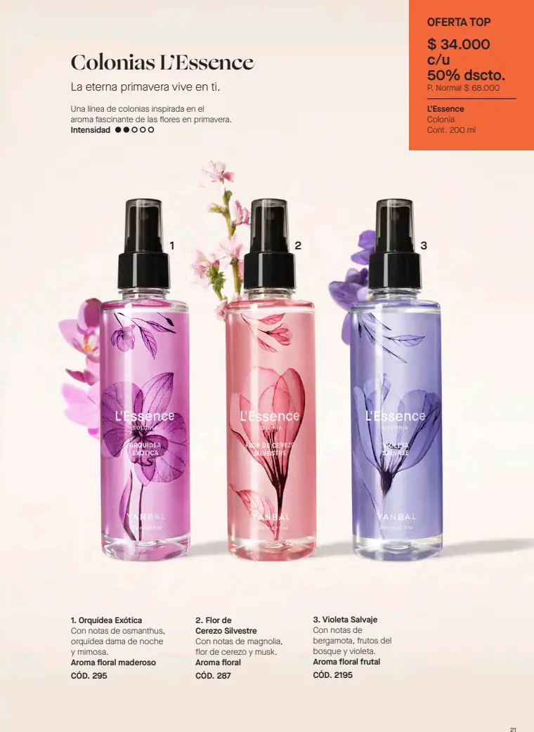 Recorte del catálogo Yanbal C9: Perfumes y colonias - pág. 21