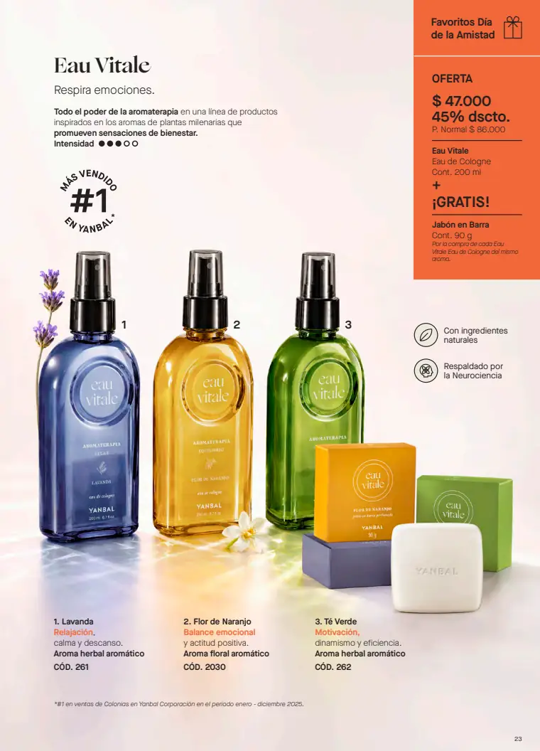 Recorte del catálogo Yanbal C9: Perfumes y colonias - pág. 23