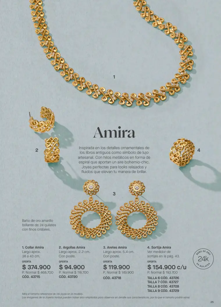 Recorte del catálogo Yanbal C9: Joyería para mujer - pág. 25