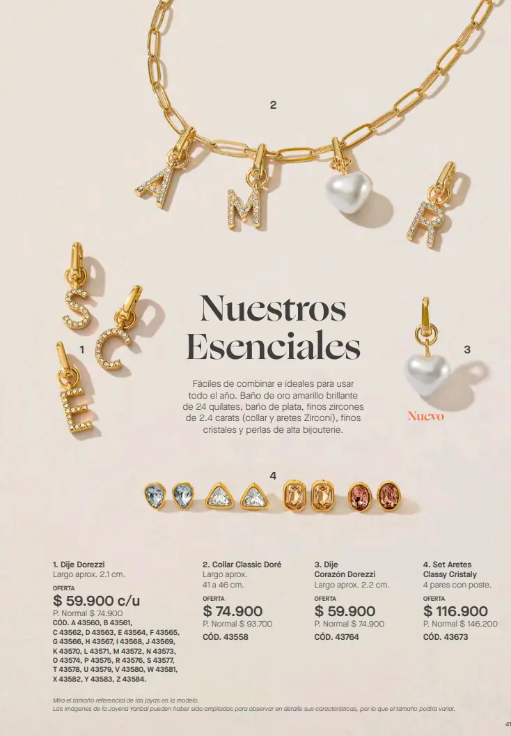 Recorte del catálogo Yanbal C9: Joyería para mujer - pág. 41