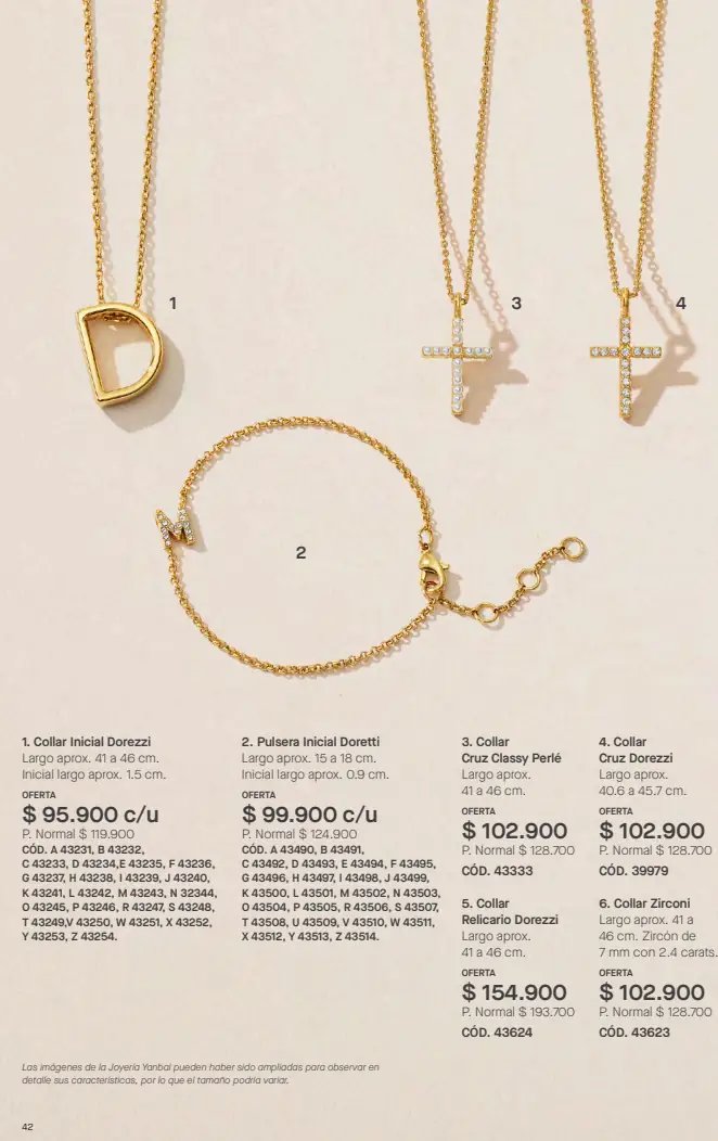 Recorte del catálogo Yanbal C9: Joyería para mujer - pág. 42