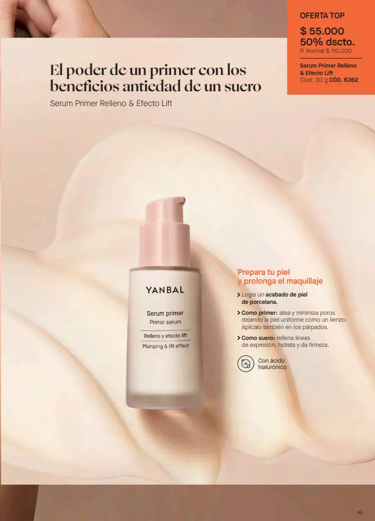 Recorte del catálogo Yanbal C9: Maquillaje - pág. 49
