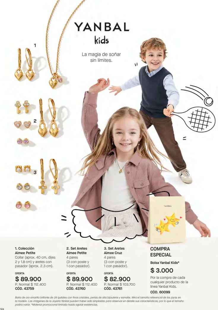 Recorte del catálogo Yanbal C9: Bebés y niños - pág. 124