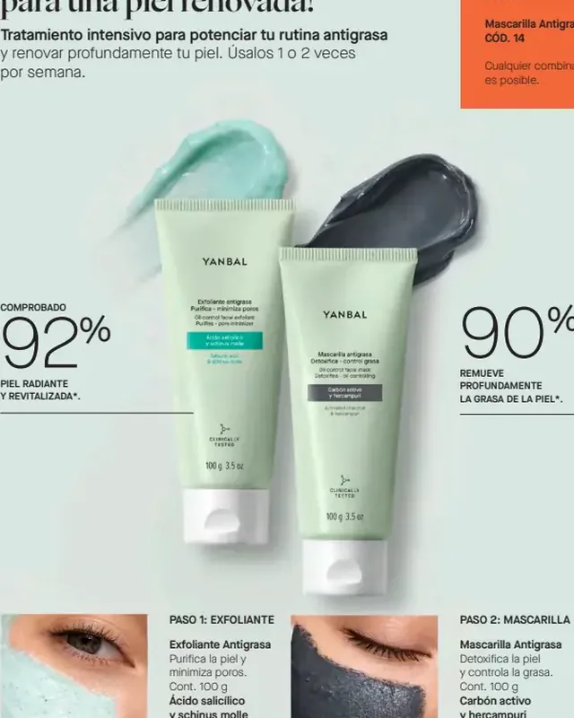 Tratamiento Antigrasa - Exfoliante Antigrasa