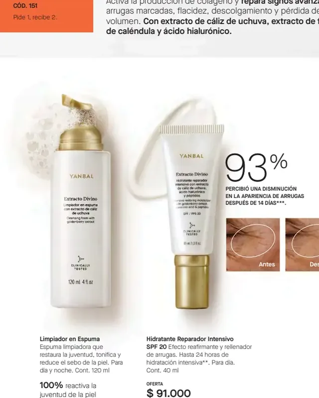 Hidratante Reparador Intensivo SPF 20