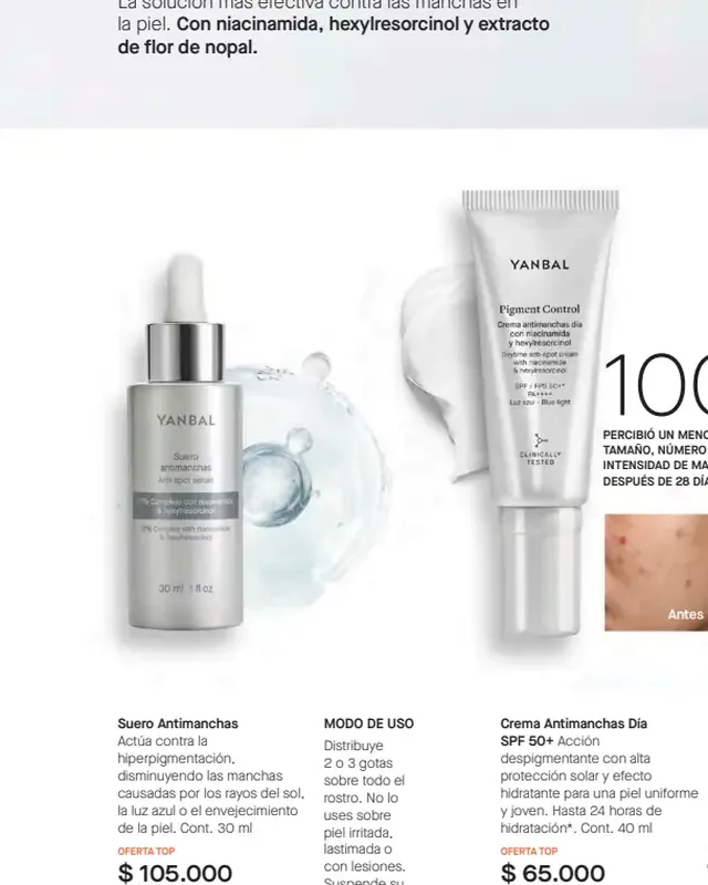 Crema Antimanchas Día SPF 50+