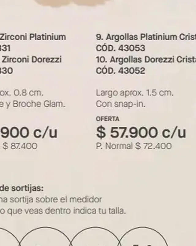 Argollas Cristal - Dorezzi Cristal
