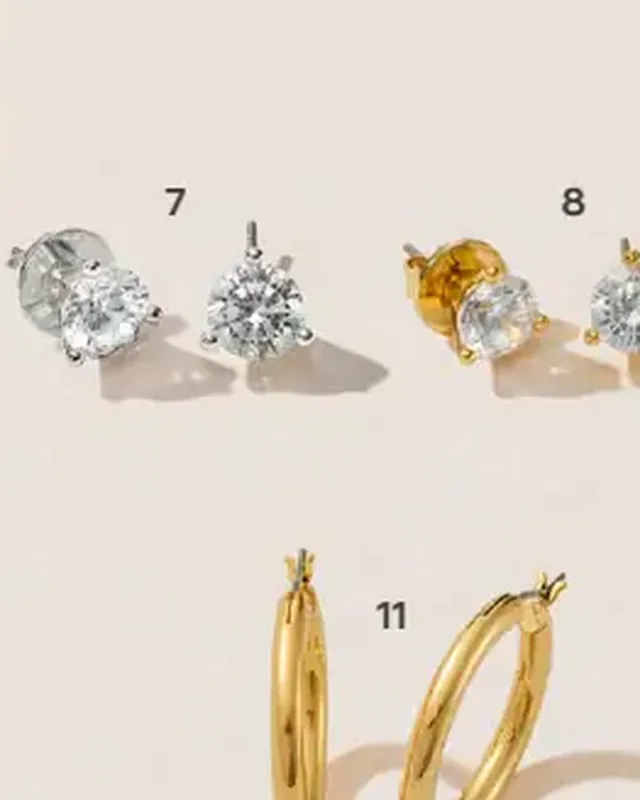 Aretes Zirconi - Dorezzi