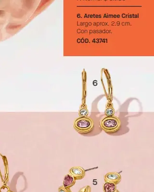 Argollas Aimee Rouge