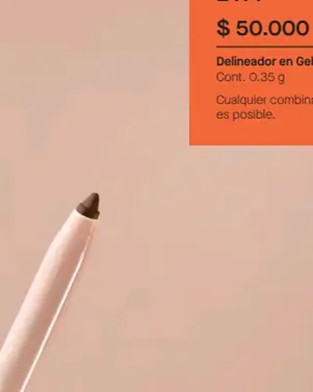 Delineador Retráctil en Gel para Ojos - Celeste Metálico