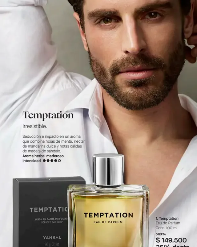 Jabón en Barra Perfumado Temptation