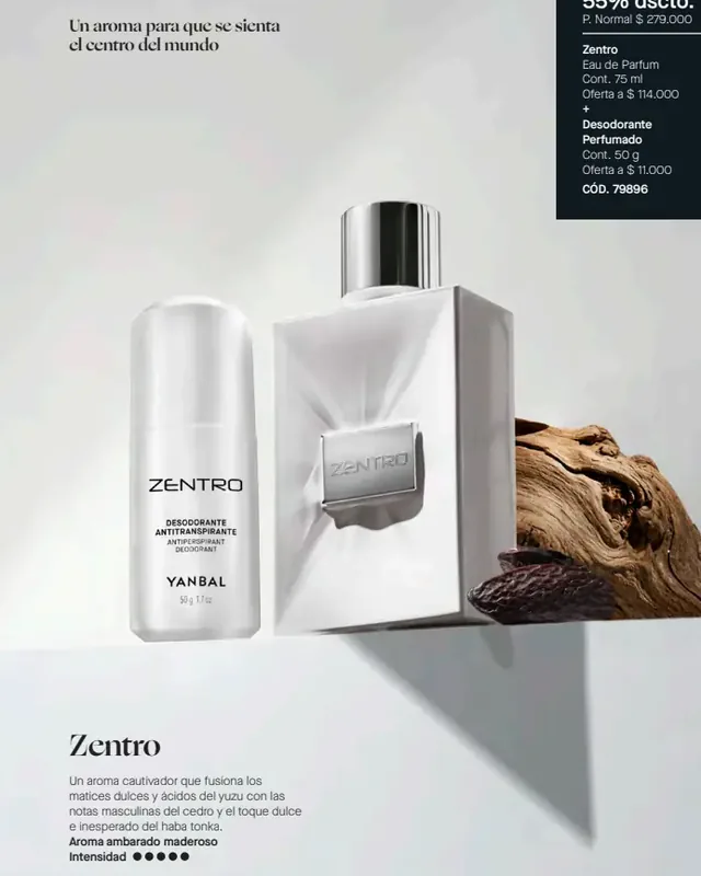 Set Zentro - Eau de Parfum + Desodorante